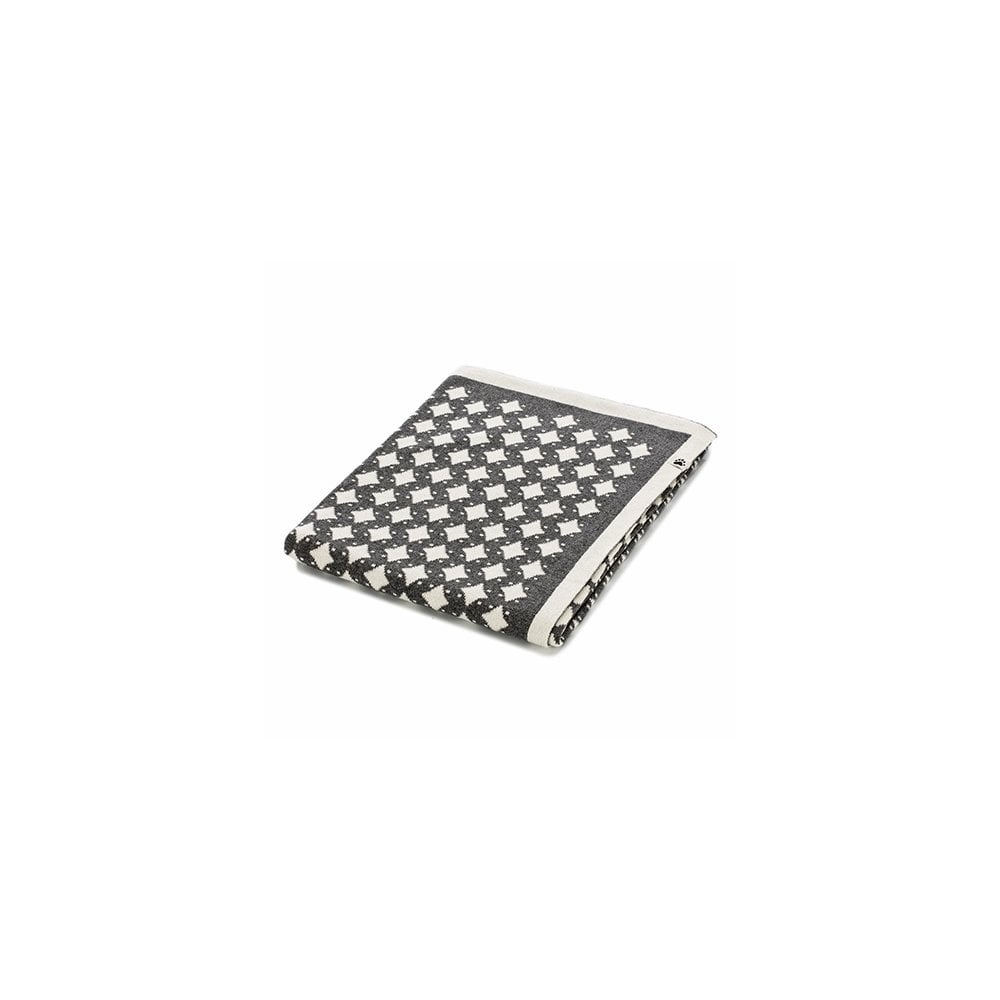 Noordi STAR Cotton Blanket, Grey/White