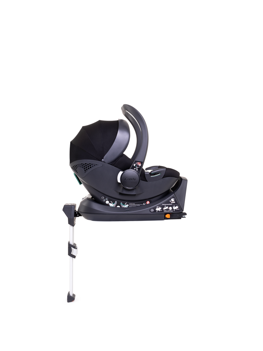 icandy Peach 7 Pecan Pushchair and Carrycot - Complete Car Seat Bundle
