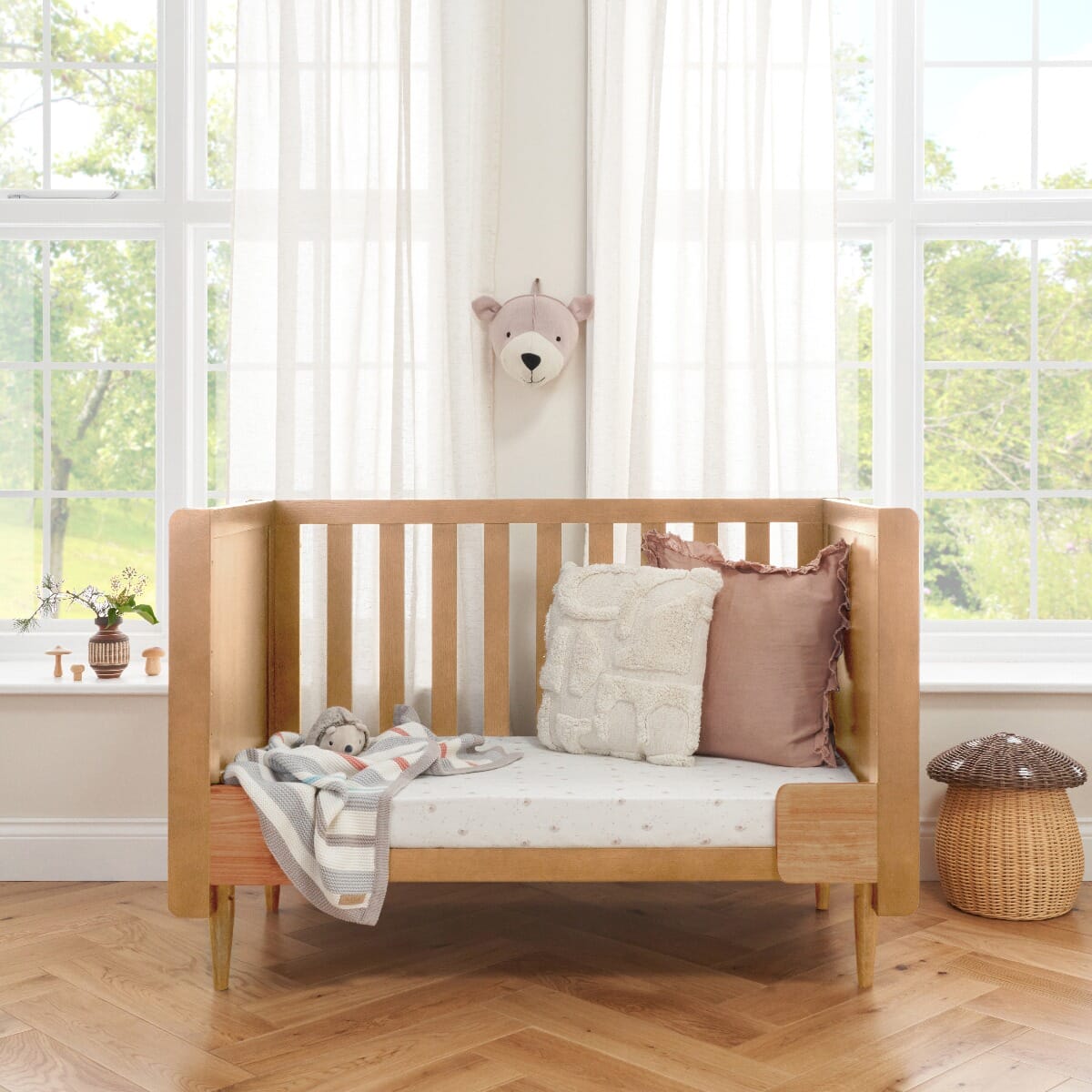 Tuti Bambini Japandi Mini 2 Piece Room Set - Light Oak
