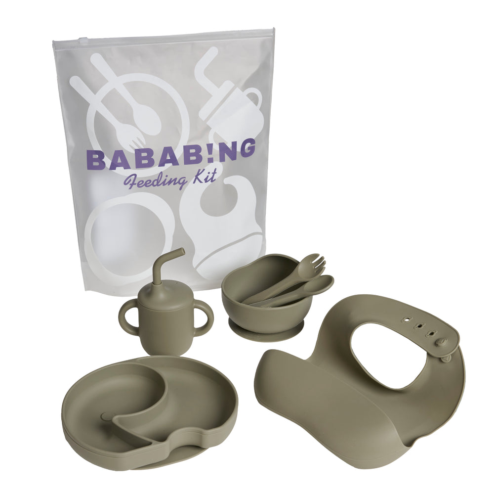 Bababing Raffi Travel,Home & Feeding Bundle- 18pc - Minky