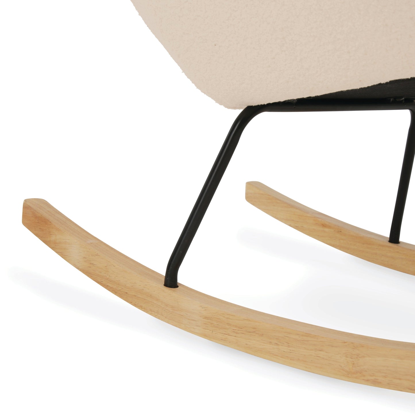 Marley Nursing Chair and Footstool - Teddy Light Beige