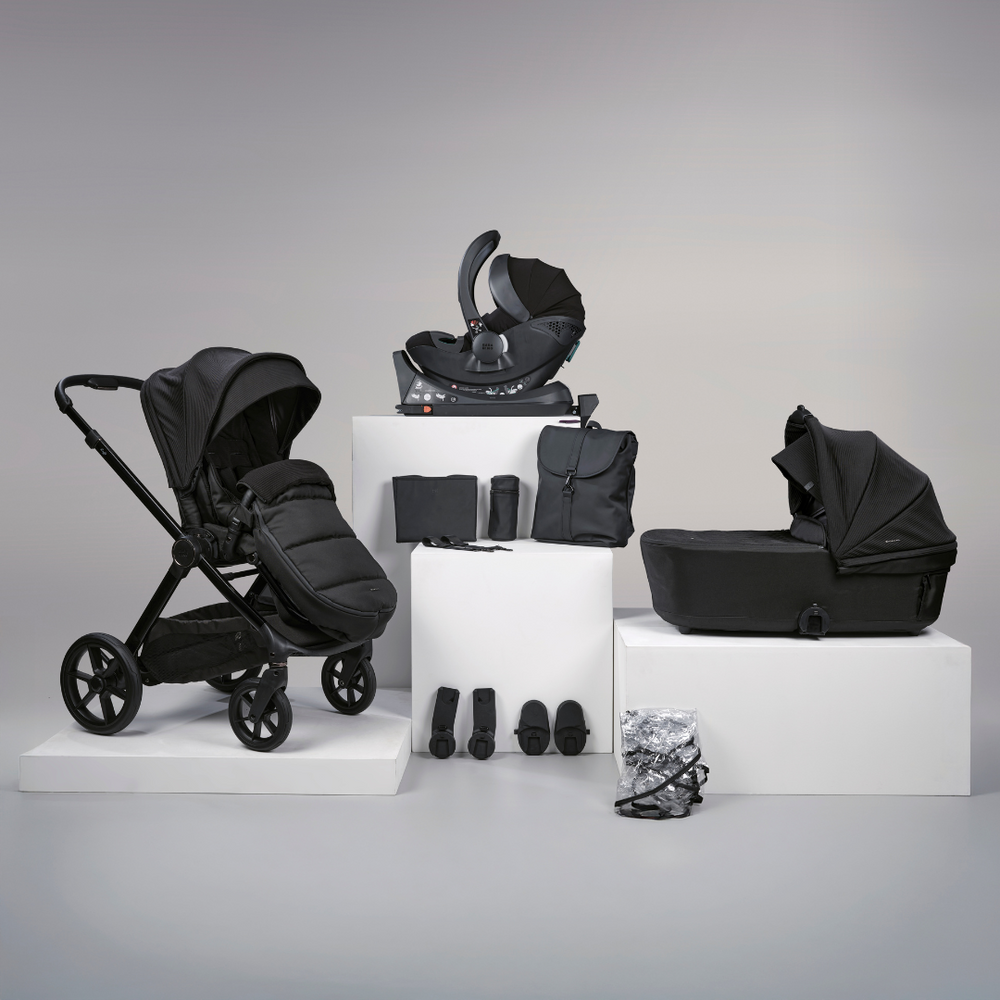 Bababing Raffi Travel Bundle Bundle-12pc - Gloss black