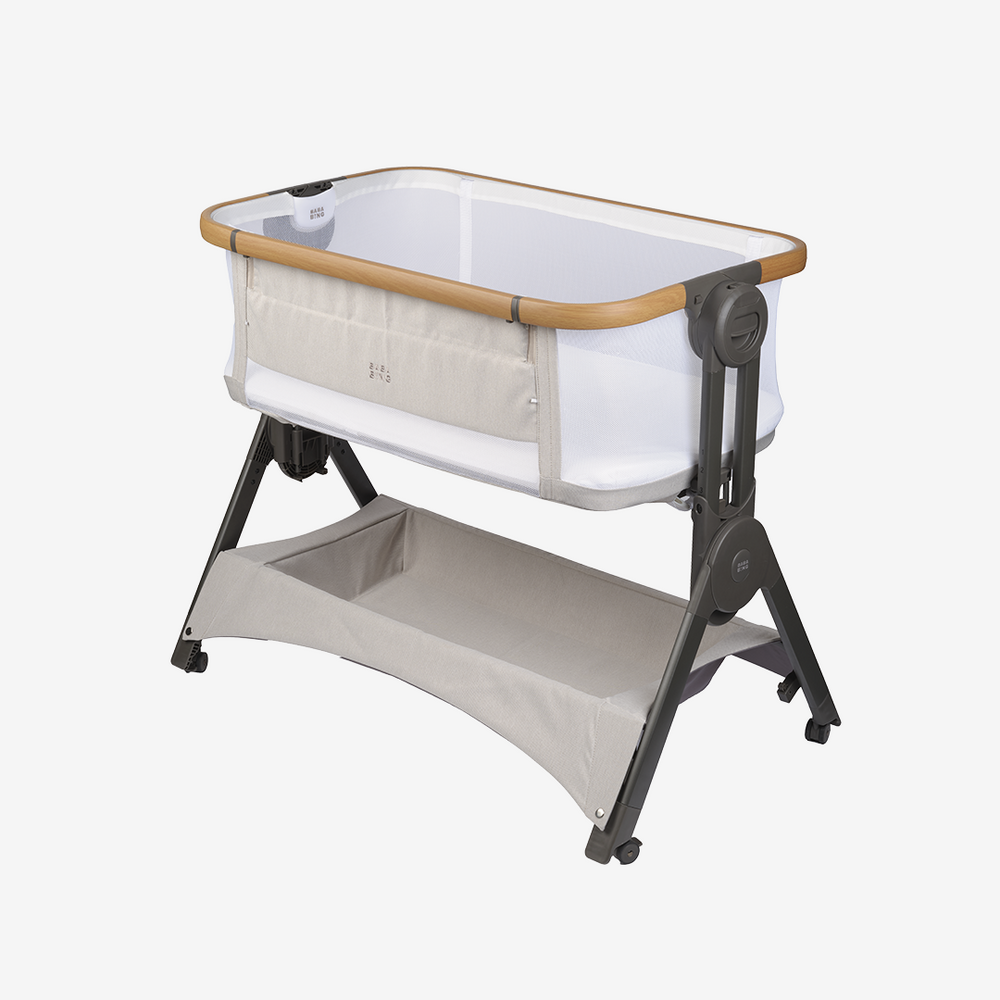 Bababing Bedside & Travel Crib + HUB Electric Swing Bundle