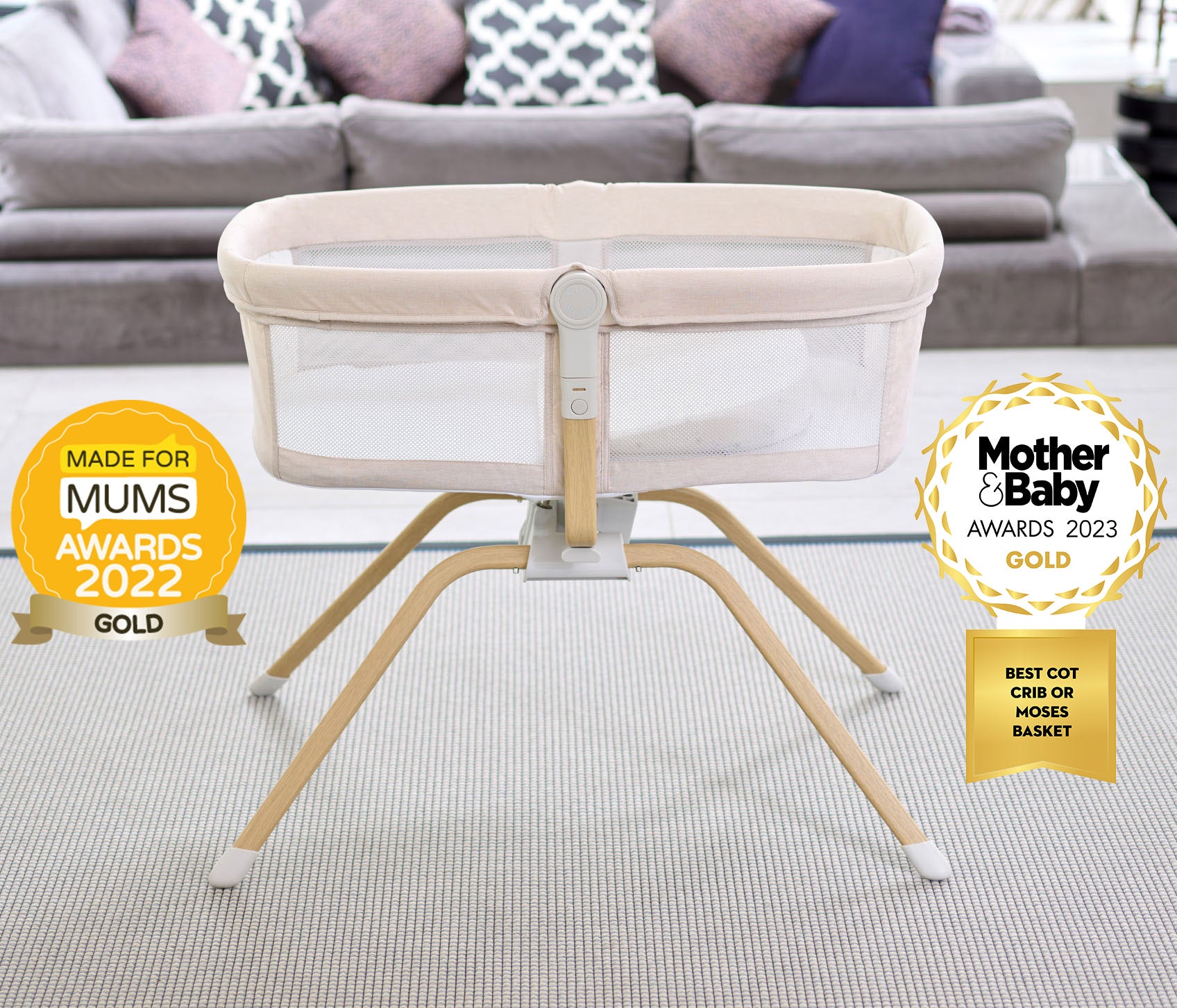Babymore Air Motion Gliding Crib