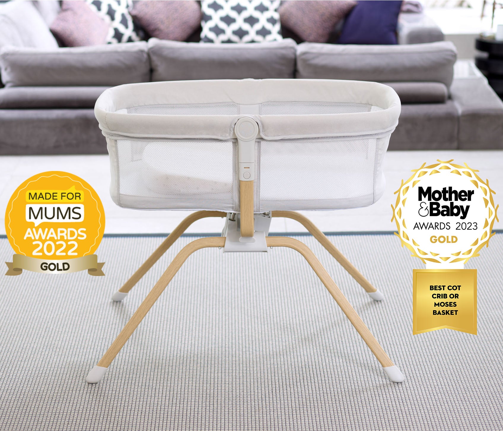 Babymore Air Motion Gliding Crib