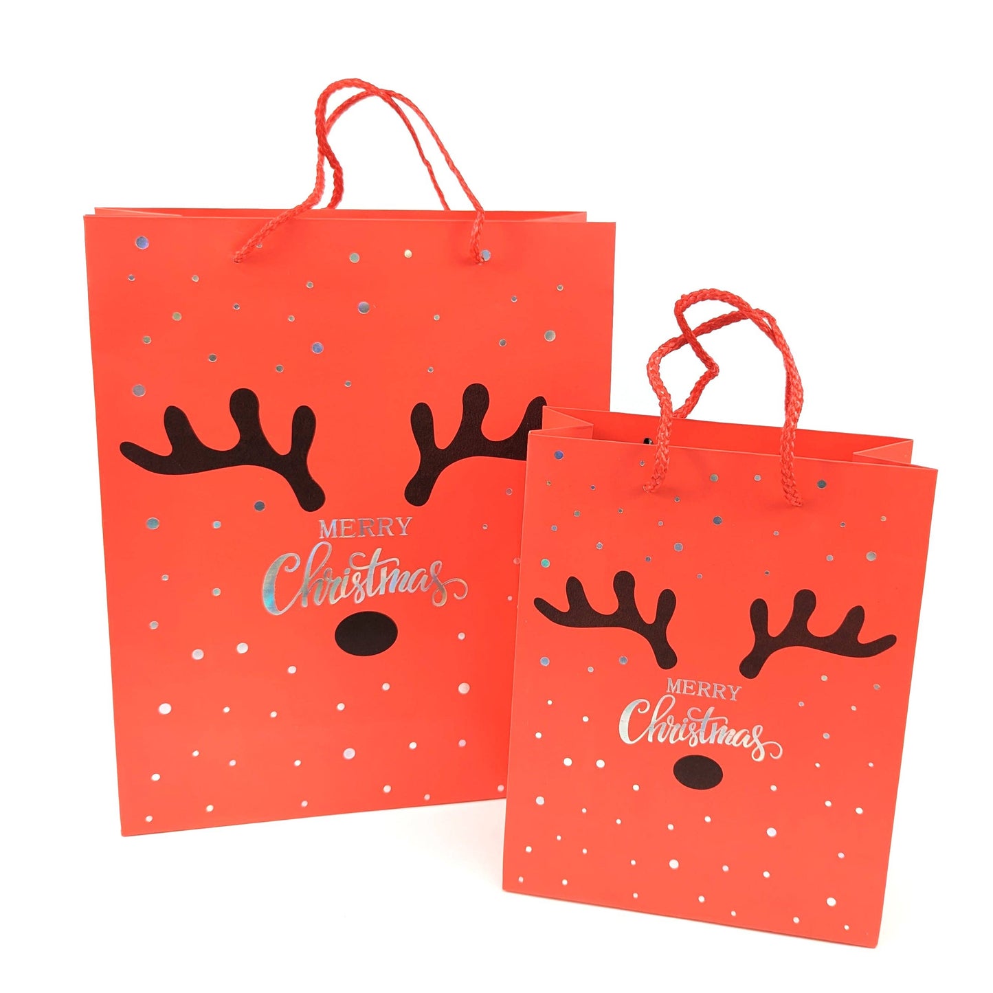 Christmas Antler Gift Bag - 26x32cm