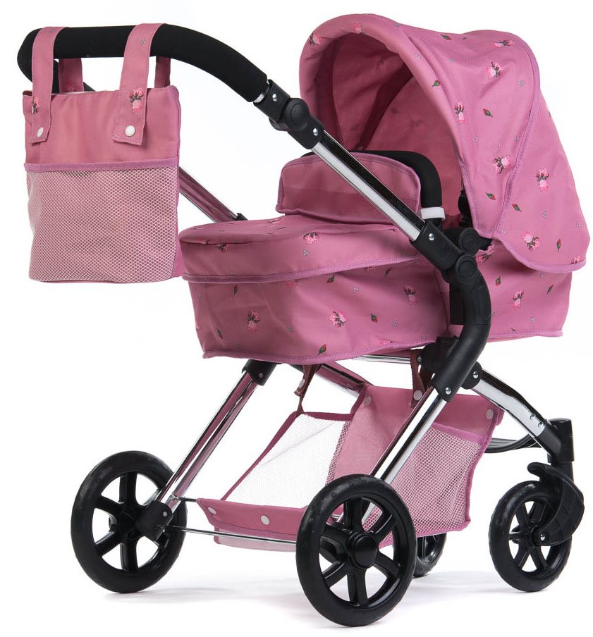 Roma Darcie Single Dolls Pram - Pink
