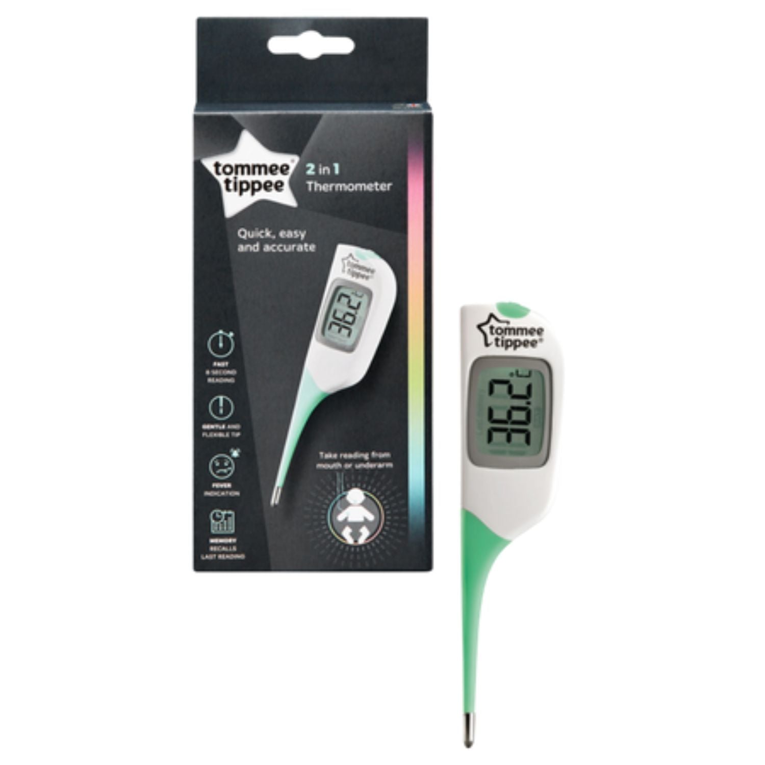 Tommee Tippee 2-in-1 Thermometer