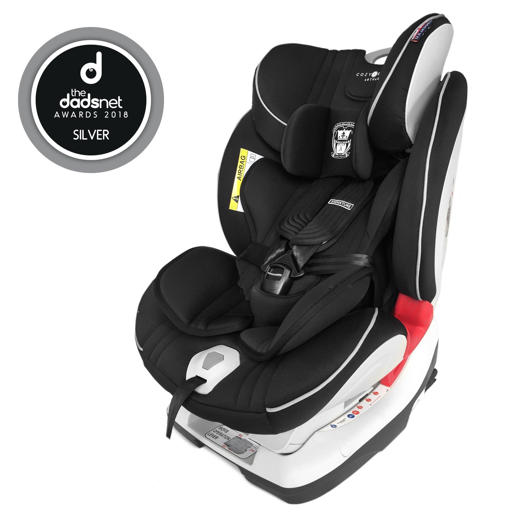 Arthur Group 0+/1/2/3 Child Car Seat - Onyx