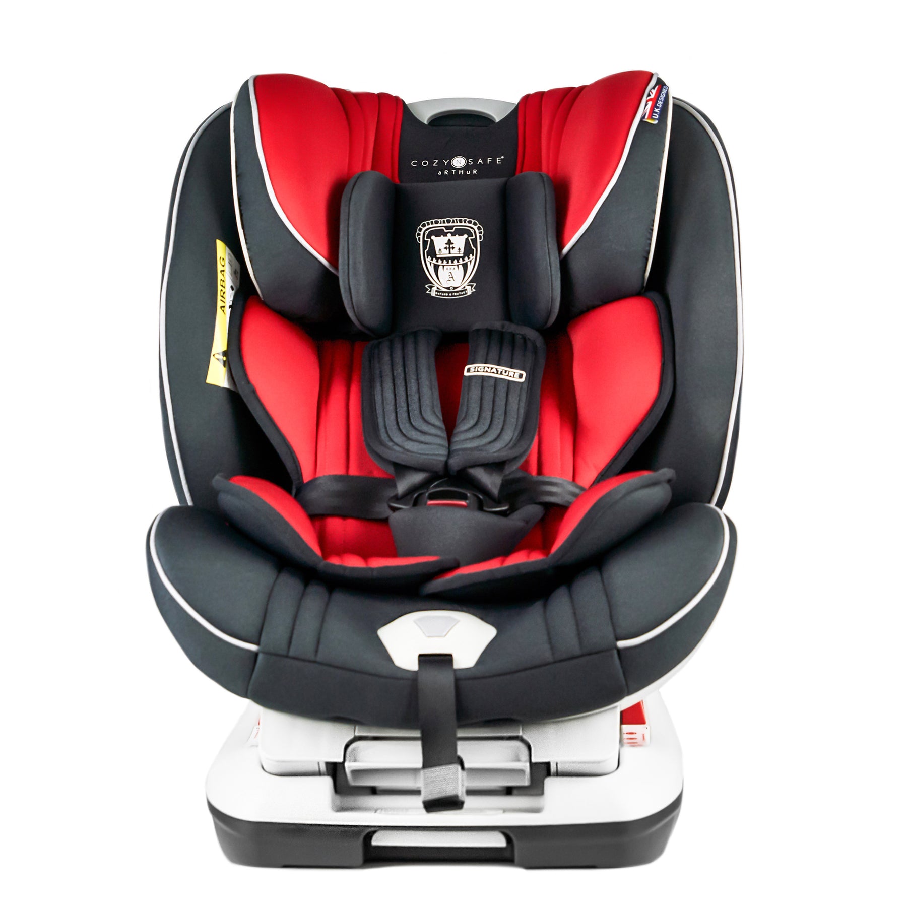 Arthur Group 0+/1/2/3 Child Car Seat - Red