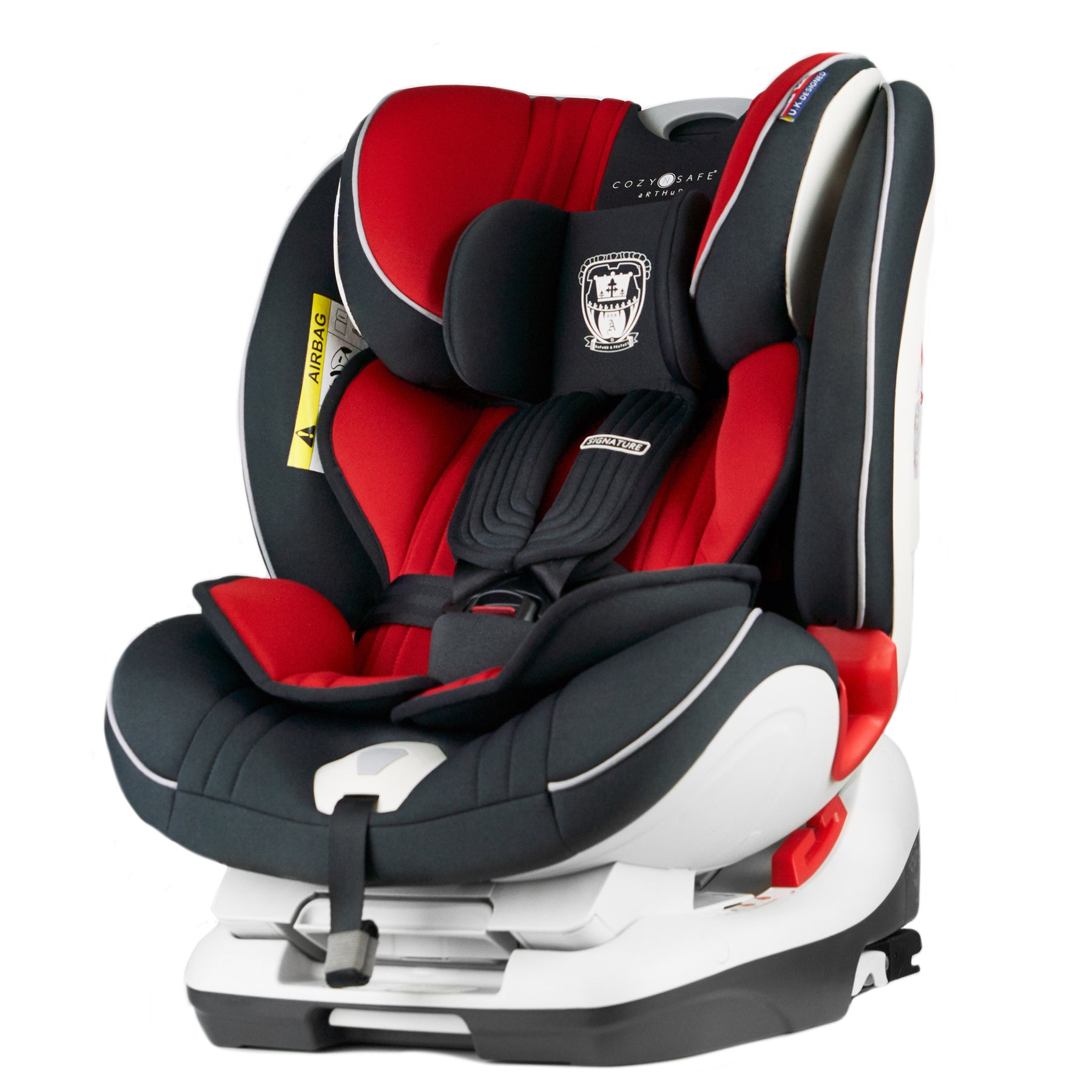Arthur Group 0+/1/2/3 Child Car Seat - Red