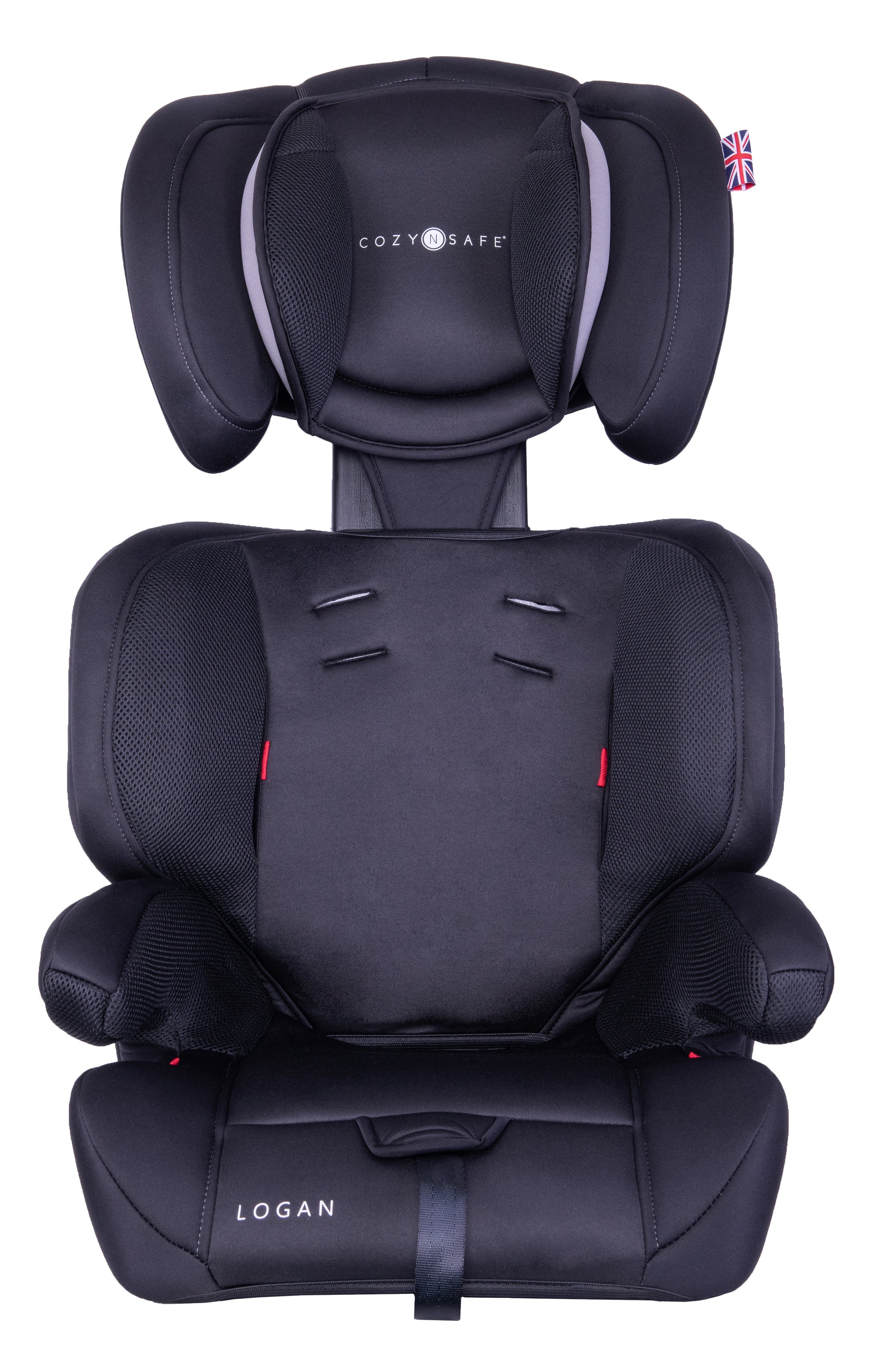 Logan Group 1/2/3 Child Car Seat - Black/Grey