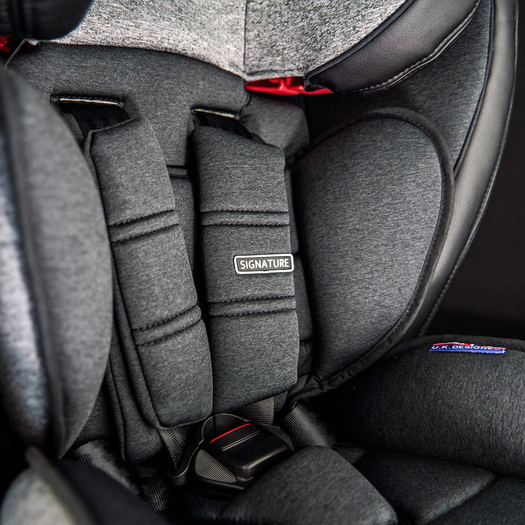 Excalibur Group 1/2/3 Child Car Seat - (25KG Harness) Graphite