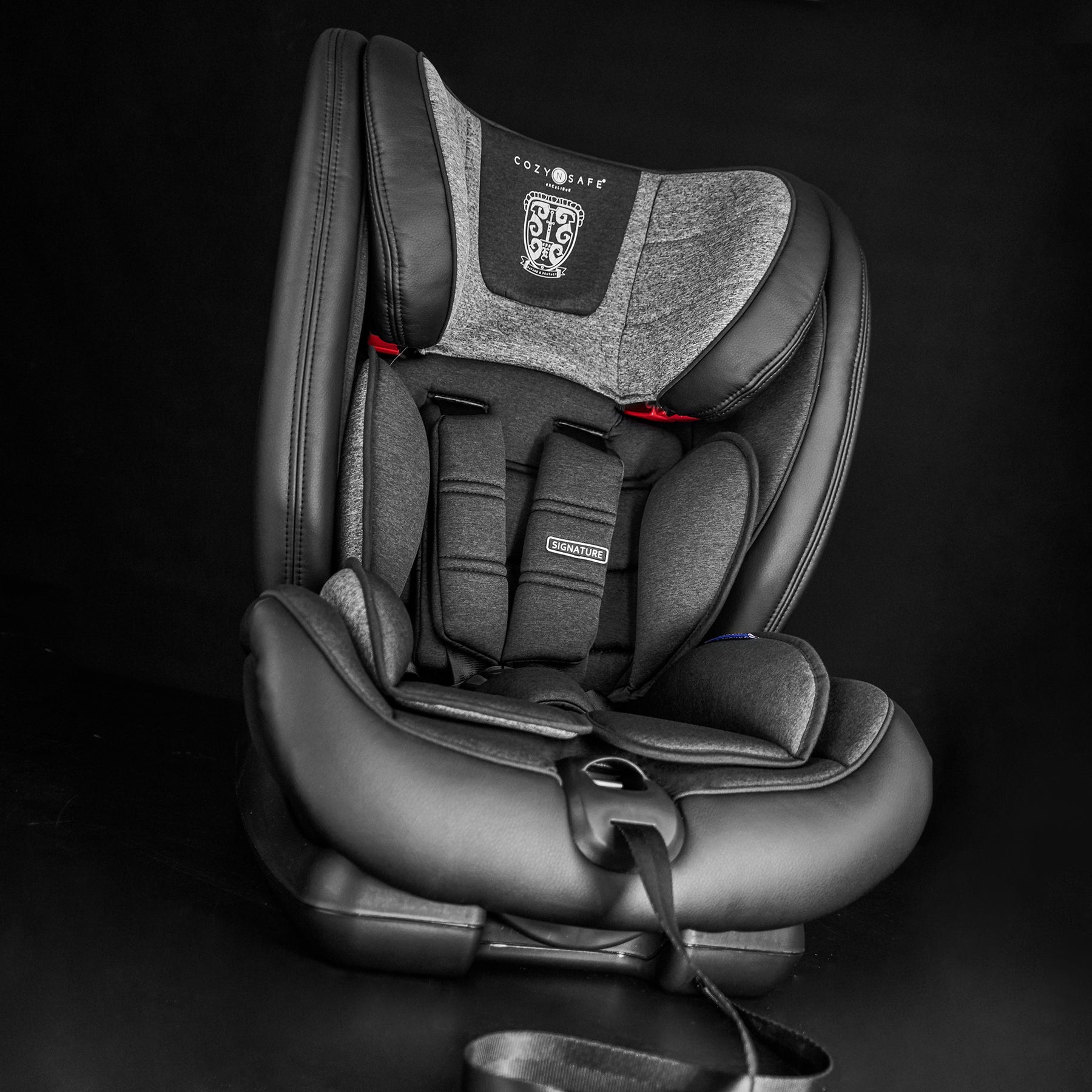 Excalibur Group 1/2/3 Child Car Seat - (25KG Harness) Graphite