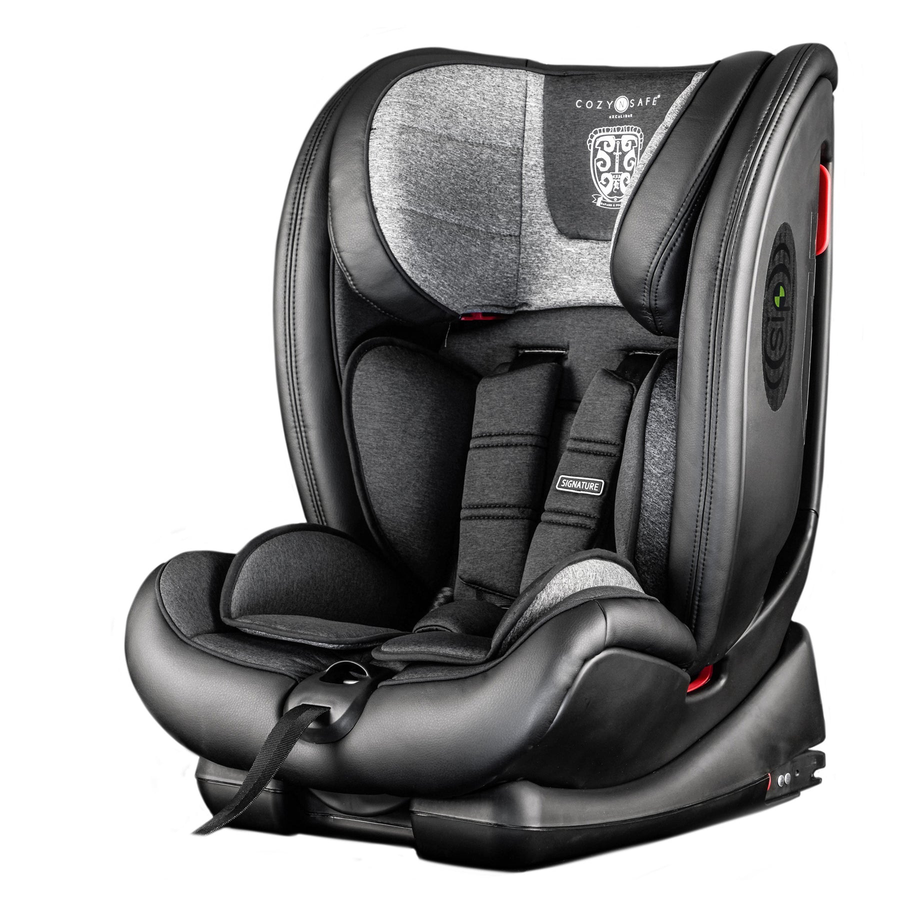Excalibur Group 1/2/3 Child Car Seat - (25KG Harness) Graphite