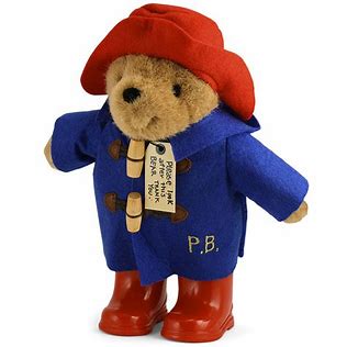 Classic Paddington Bear With Boots