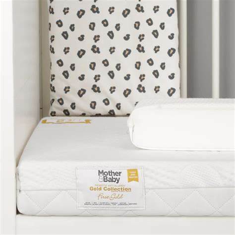 Mother & Baby First Gold Anti Allergy Foam Crib Mattress 89 x 38cm
