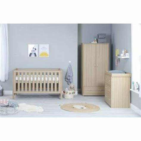 Veni 2 Piece Room Set with Drawer - Oak