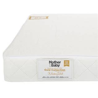 Mother & Baby White Gold Anti Allergy Pocket Sprung Cot Mattress