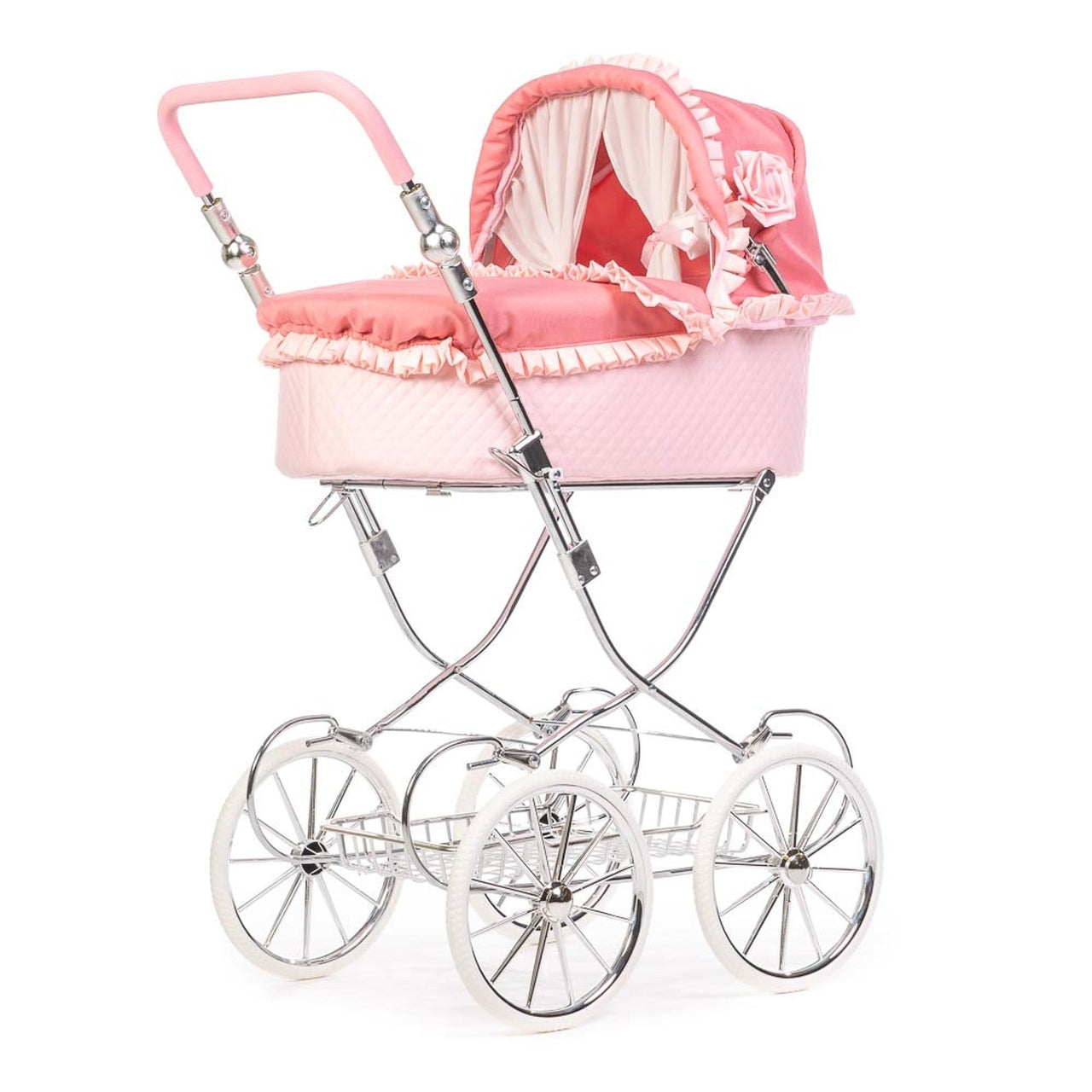 Roma Annie Dolls Pram - Pink