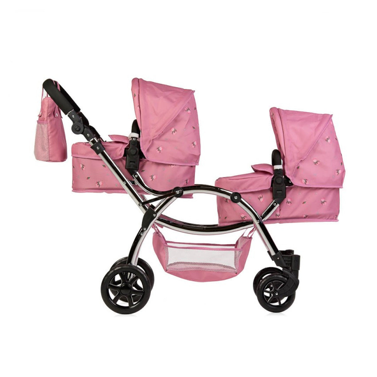 Roma Darcie Twin Dolls Pram - Pink