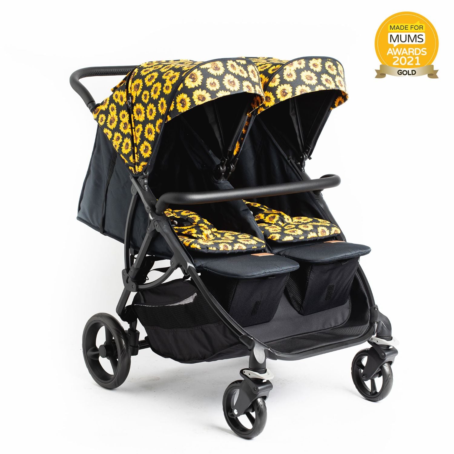 Roma Gemini Double Prams - Sunflower