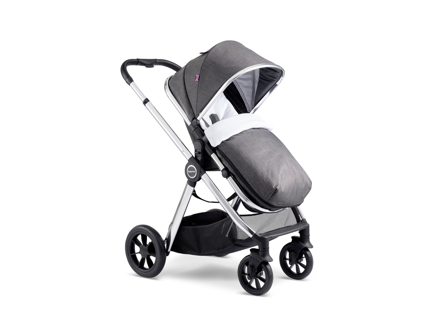 Memore V2 Travel System 13 Piece Pecan i-Size with base – Chrome