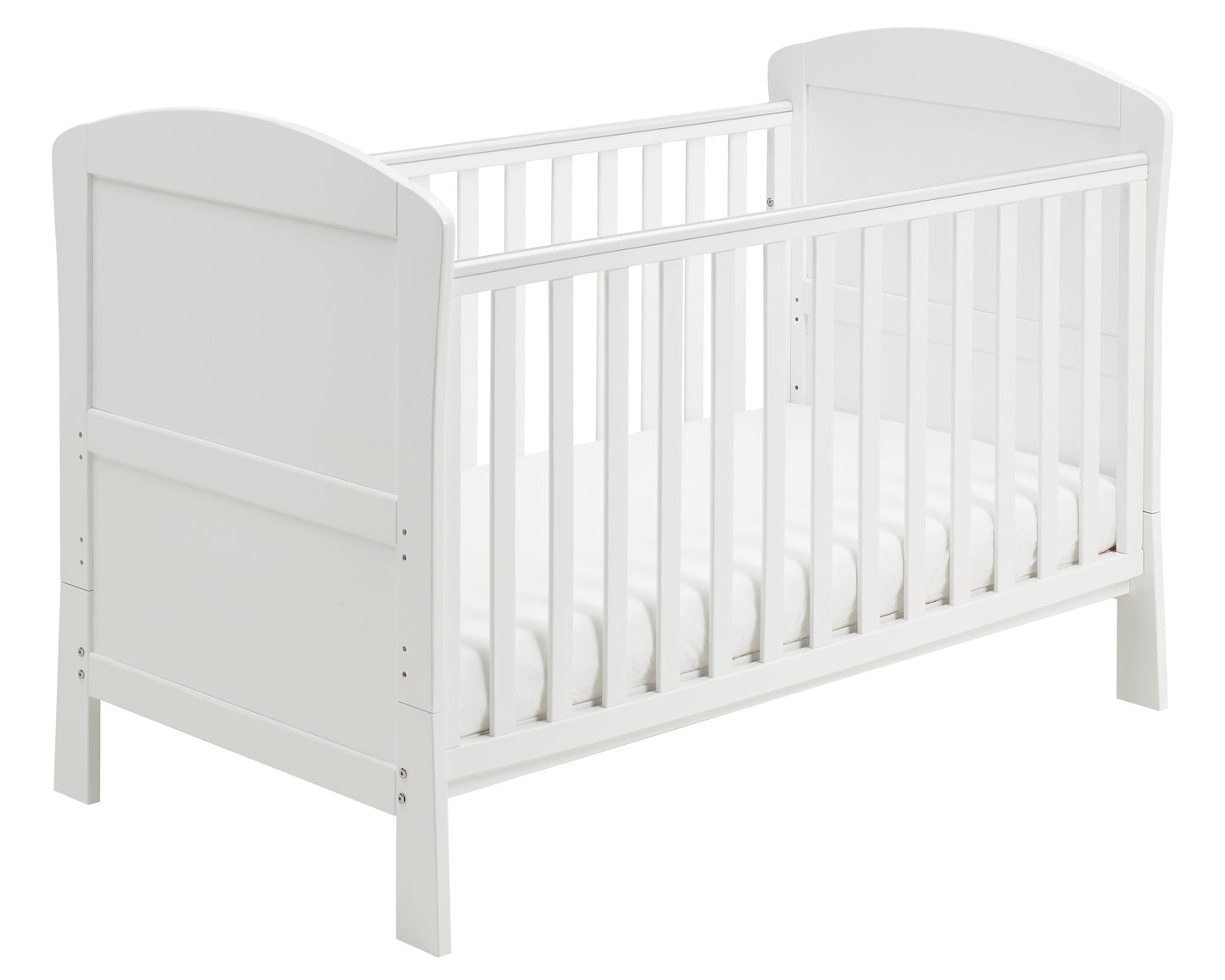 Aston Dropside Cot Bed White