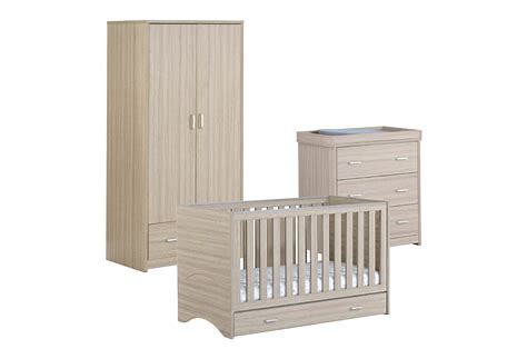 Veni 3 Piece Room Set with Drawer - Oak