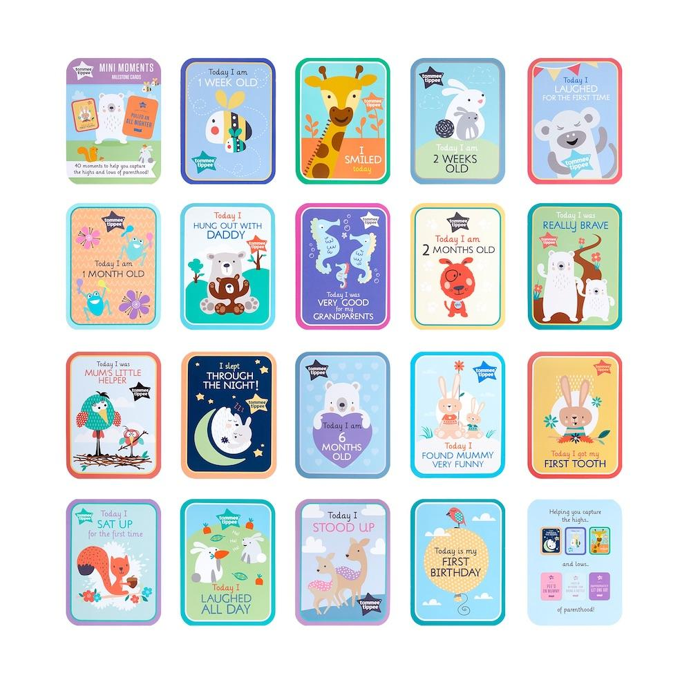 Tommee Tippee Mini Moments Milestone Cards