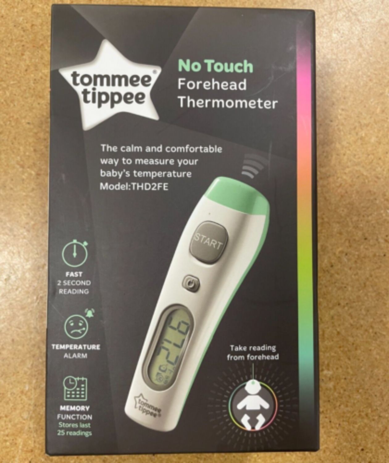 Tommee Tippee No Touch Forehead Thermometer - White