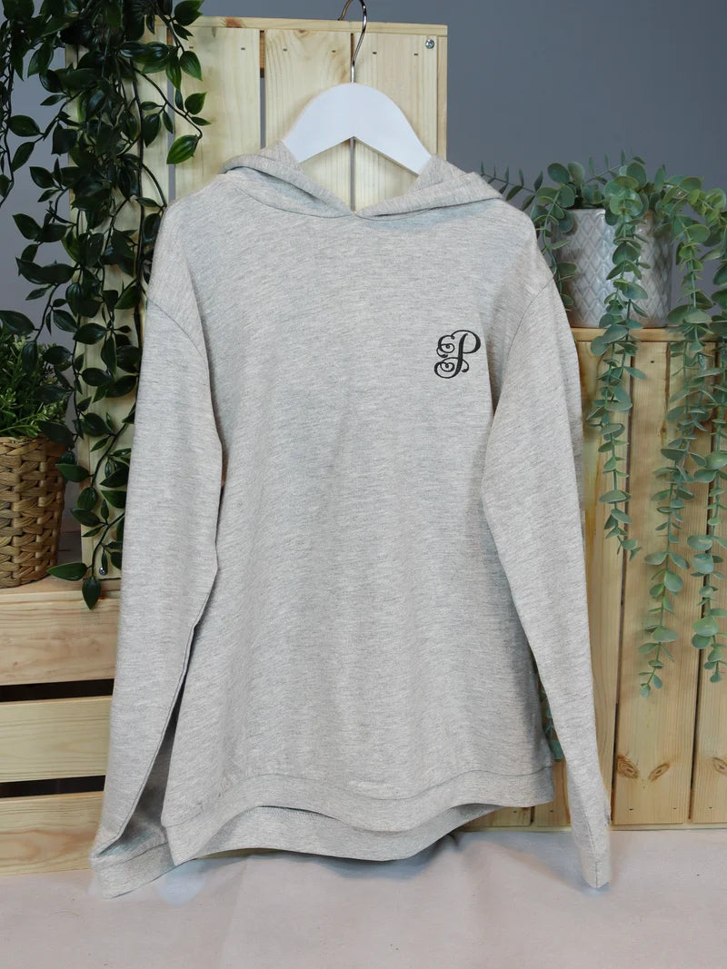 Grey Hooded Sweatshirt