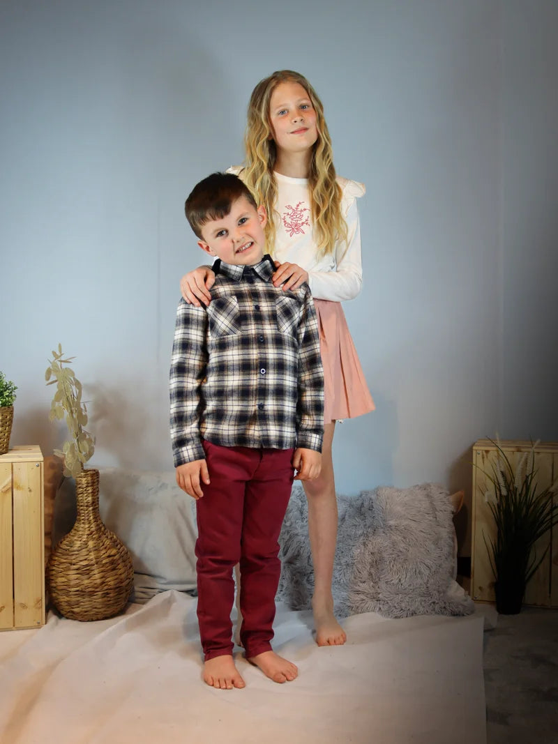Trouser Junior Boys Burgundy