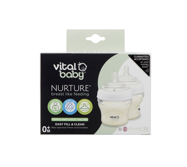 Vital Baby Nurture Breast Feeding Bottle's x2 240ml
