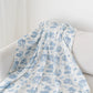 The Gilded Bird X-Large Muslin Swaddle - Spring Toile