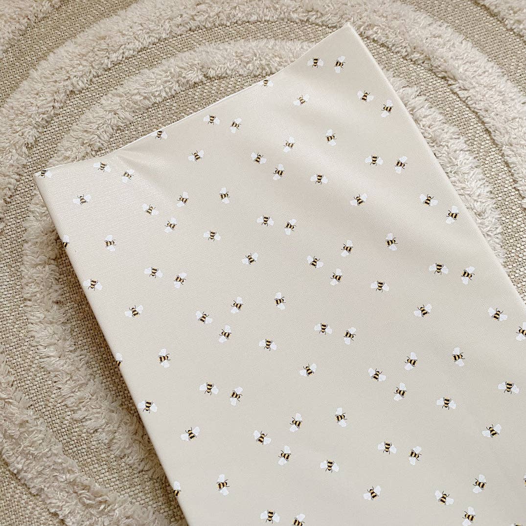 Bee Wedge Baby Changing Mat | Handmade UK