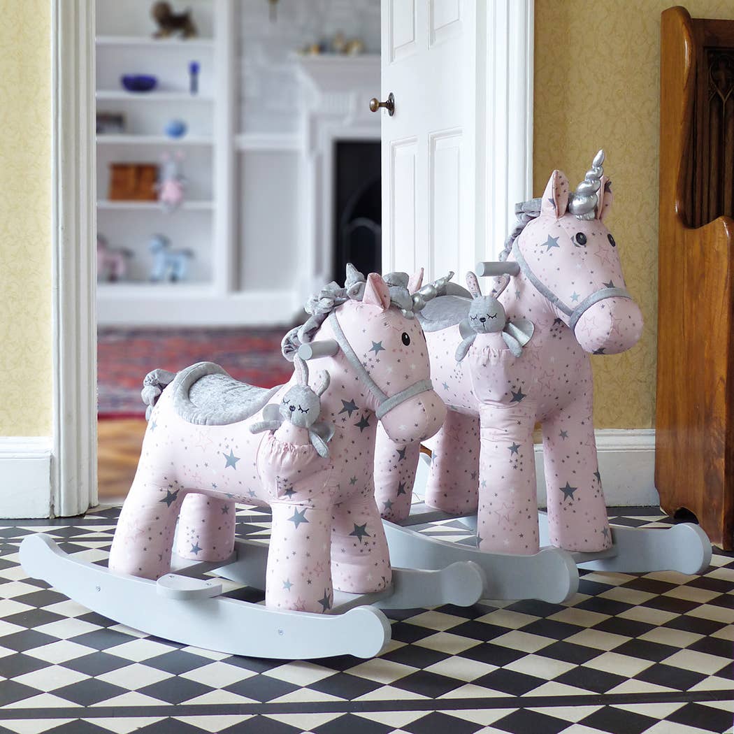 Celeste & Fae Rocking Unicorn - children's toys, wooden toys