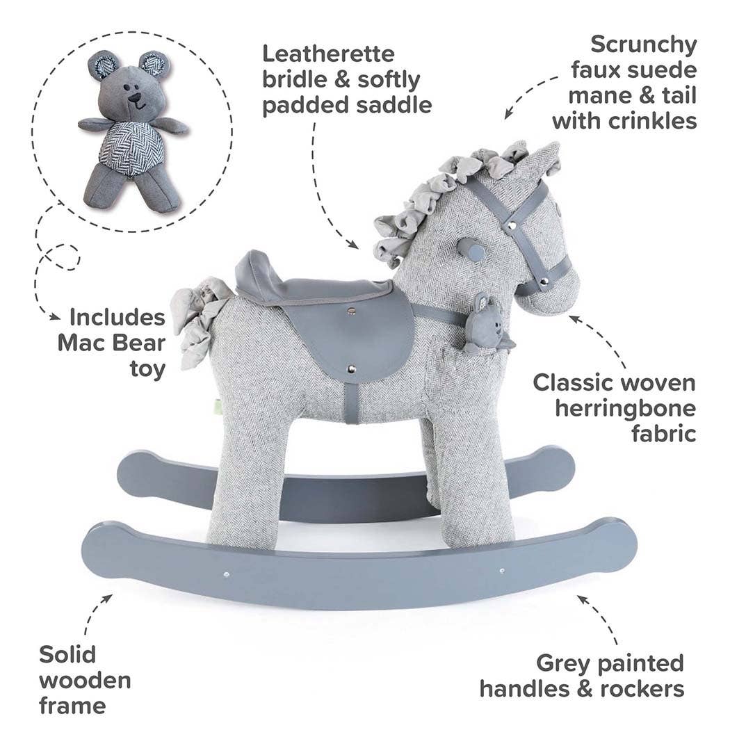 Stirling & Mac Rocking Horse - children's toys, wooden toys