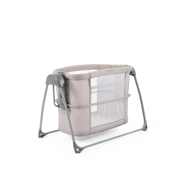 Oyster Swinging Crib- Stone