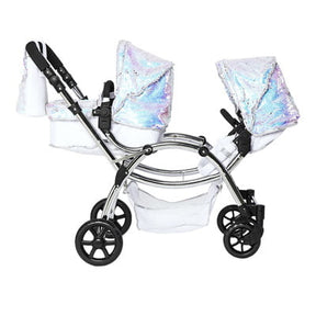 Roma Polly Amy Childs Twin Dolls Pram - Mermaid 3+ years 88cm
