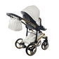 Junama Individual White Gold 4 in 1 Includes car seat and Isofix base