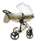 Junama Handcraft Gold Glitter Gold 4 in 1 (Includes car seat and base)