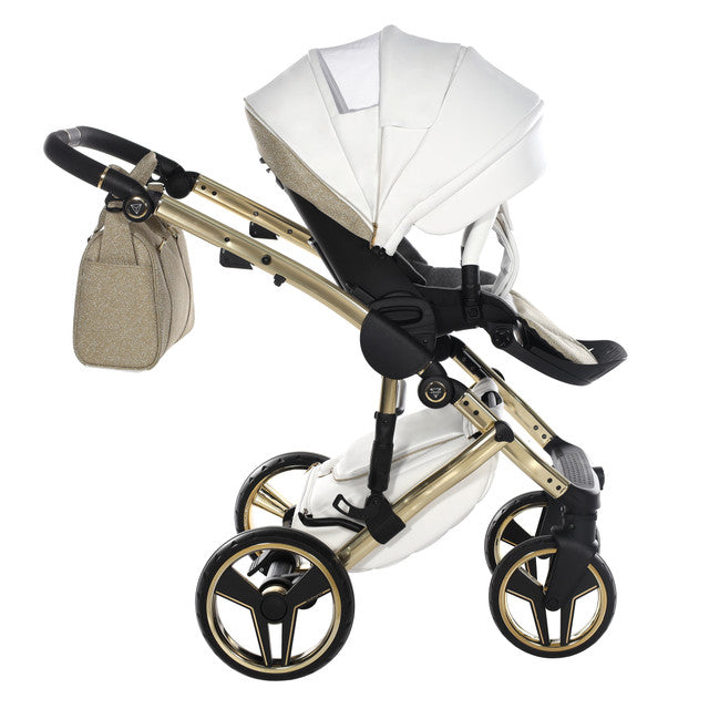 Junama Handcraft Gold Glitter Gold 4 in 1 (Includes car seat and base)