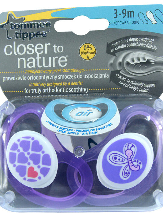 Tommee Tippee Open Shield Air Flow Orthodontic Soothers 3-9m