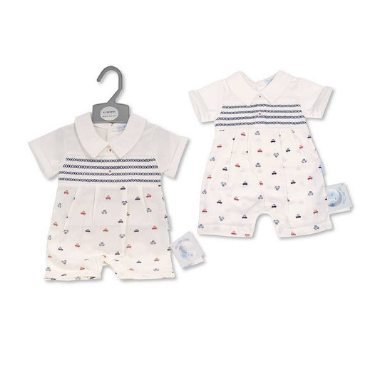 Baby Boys Short Romper - Cars