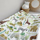 Safari Animals Wedge Baby Changing Mat | Handmade UK