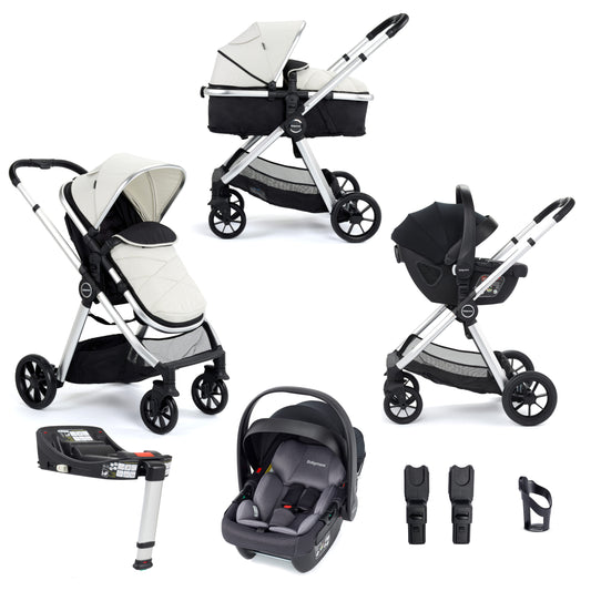 Mimi Travel System Coco with Base - Silver