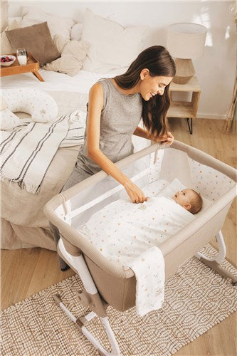 Jané Baby Side II Crib & Bedding