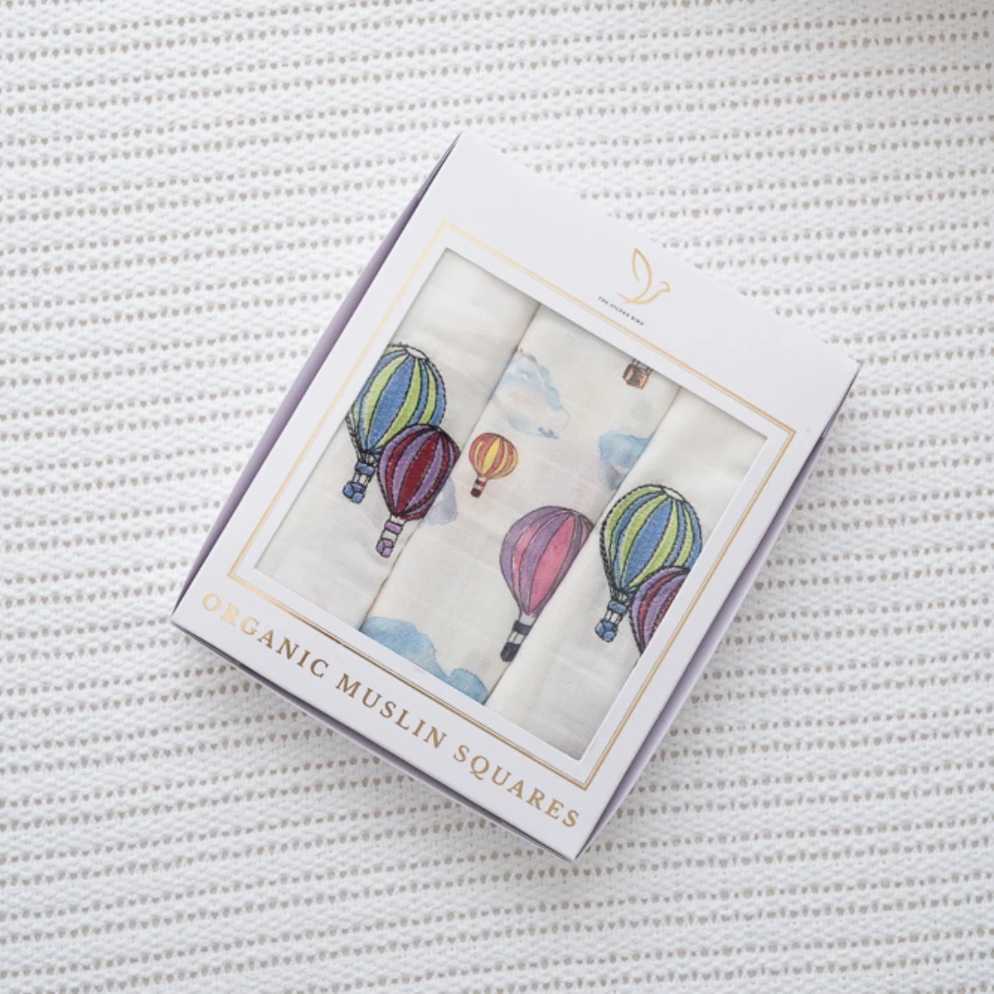 The Gilded Bird Muslin Swaddle (Set Of 3) - Balloon Festival