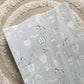 Blue Hot Air Balloon Wedge Baby Changing Mat | Anti-Roll